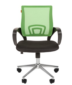 Офисное кресло CHAIRMAN 696 CHROME Сетка TWA-31 (зеленый) в Артеме - предосмотр 2