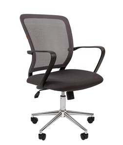 Офисное кресло CHAIRMAN 698 CHROME new Сетка TW-04 (серый) в Находке