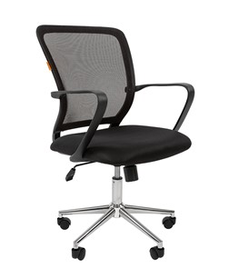 Офисное кресло CHAIRMAN 698 CHROME new Сетка TW-01 (черная) в Находке