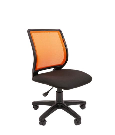 Кресло компьютерное CHAIRMAN 699 Б/Л Сетка TW-66 (оранжевый) во Владивостоке - изображение 1