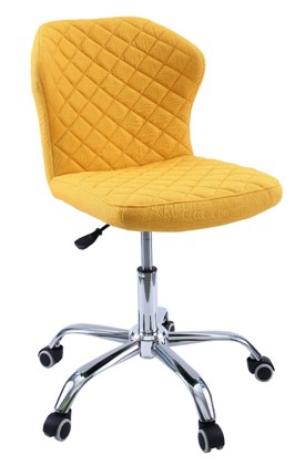 Кресло офисное KD-31, ткань Elain №20 желтый в Артеме - изображение