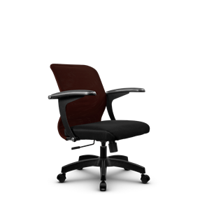 Офисное кресло SU-M-4/подл.160/осн.001, Коричневый/Черный в Уссурийске