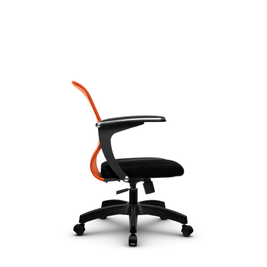 Офисное кресло SU-M-4/подл.160/осн.001, Оранжевый/Черный во Владивостоке - изображение 1