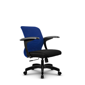 Кресло SU-M-4/подл.160/осн.001, Синий/Черный в Артеме