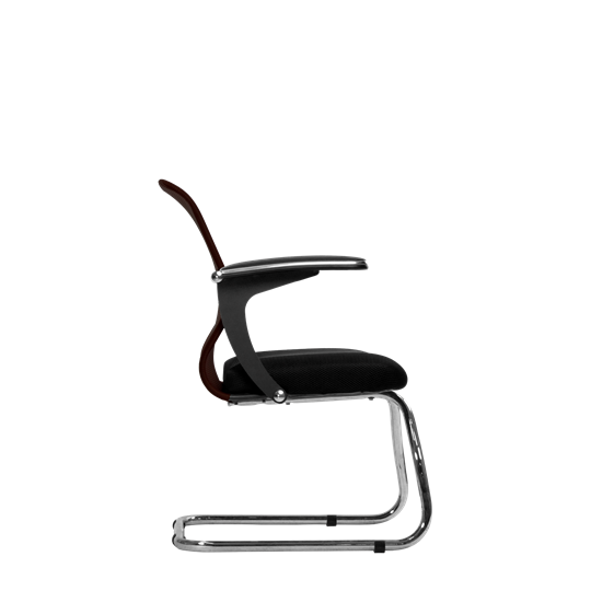 Офисный стул SU-M-4/подл.160/осн.007, Коричневый/Черный во Владивостоке - изображение 1