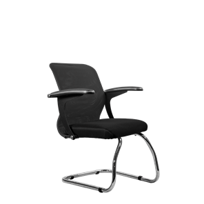 Офисный стул SU-M-4/подл.160/осн.007, Темно-серый/Черный в Уссурийске