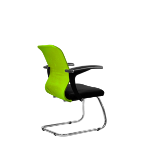 Офисный стул SU-M-4/подл.160/осн.007, Зеленый/Черный в Артеме - предосмотр 2