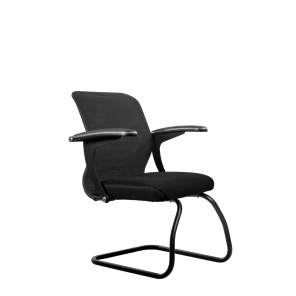 Офисный стул SU-M-4/подл.160/осн.008, Темно-серый/Черный в Артеме