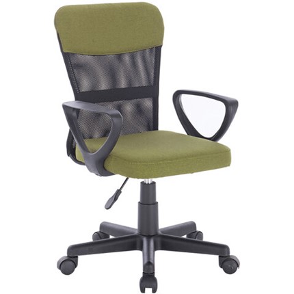 Офисное кресло Brabix Jet MG-315 (с подлокотниками, зеленое) 531841 в Артеме - изображение