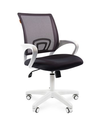 Офисное кресло CHAIRMAN 696 white, tw12-tw04 серый во Владивостоке - изображение