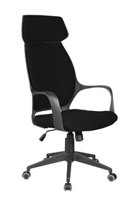 Кресло компьютерное Riva Chair 7272 (Черный/черный) в Уссурийске