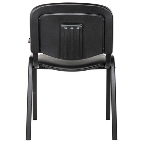 Офисный стул Brabix Iso CF-005 (черный каркас, кожзам черный) 531977 в Артеме - изображение 3