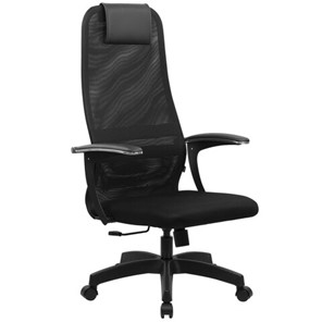 Офисный стул BRABIX PREMIUM "Ultimate EX-801" пластик, плотная двойная сетка Х2, черное, 532922 во Владивостоке
