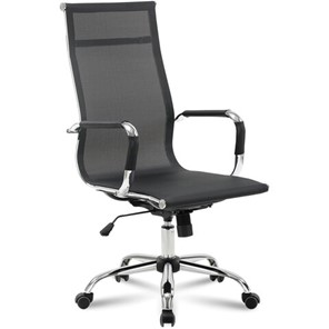 Офисное кресло Brabix Line EX-530 (хром, сетка, черное) 531846 в Уссурийске