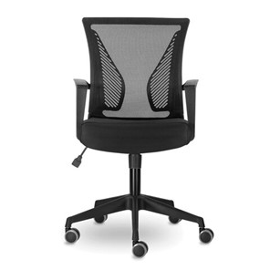 Компьютерное кресло Brabix Wings MG-309 (пластик черный, сетка, черное) 532015 в Артеме