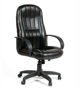 Кресло компьютерное CHAIRMAN 685, экокожа, цвет черный в Уссурийске