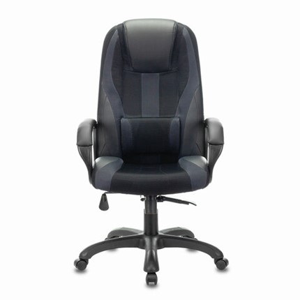Компьютерное кресло Brabix Premium Rapid GM-102 (экокожа/ткань, черное/серое) 532105 в Артеме - изображение