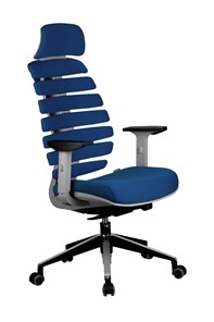 Кресло Riva Chair SHARK (Синий/серый) в Находке
