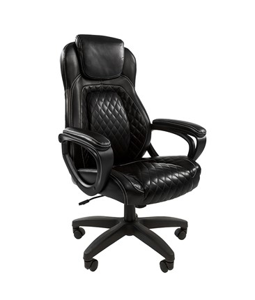 Кресло CHAIRMAN 432, экокожа, цвет черный в Артеме - изображение