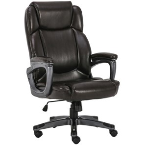 Кресло Brabix Premium Favorite EX-577 (пружинный блок, рециклир. кожа, коричневое) 531936 в Артеме