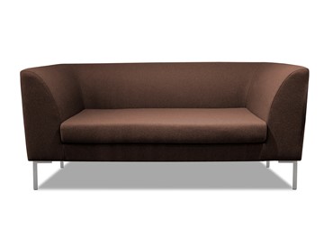 Офисный диван мягкий Сиеста 2-местный, ткань Bahama / шоколад в Артеме