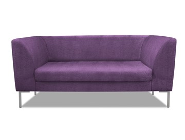 Офисный диван Сиеста 2-местный, ткань Сахара / фиолетовая С33 во Владивостоке
