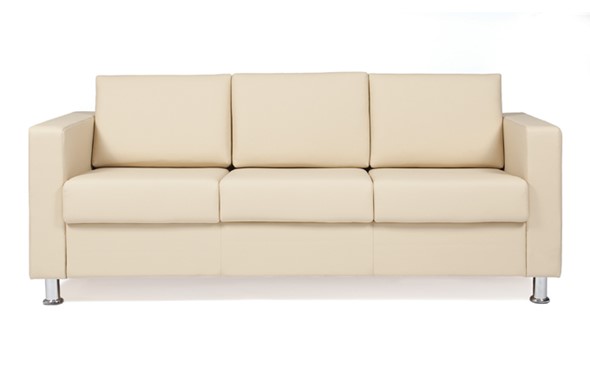 Прямой диван Симпл трехместный, экокожа в Находке - изображение