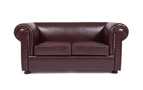 Прямой диван Честер лайт двухместный, экокожа в Артеме - изображение
