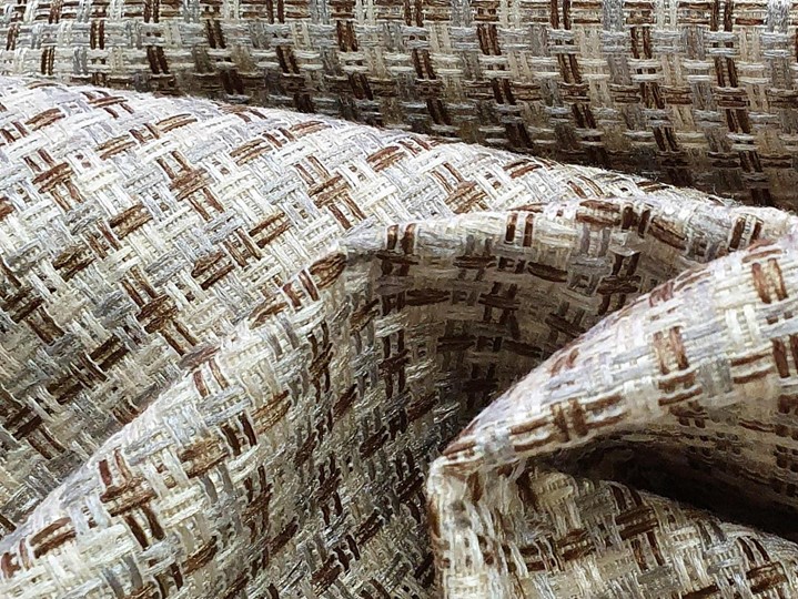Угловой диван с оттоманкой Амстердам Лайт, Корфу 02 (рогожка) во Владивостоке - изображение 10