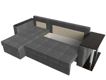 Угловой диван с оттоманкой Атланта Лайт, Серый (рогожка) во Владивостоке - предосмотр 4