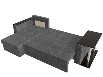 Угловой диван с оттоманкой Атланта Лайт, Серый (рогожка) во Владивостоке - предосмотр 5