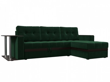 Угловой диван для гостиной Атланта М, Зеленый (велюр) во Владивостоке