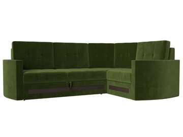 Угловой диван Белла, Зеленый (Микровельвет) во Владивостоке - предосмотр