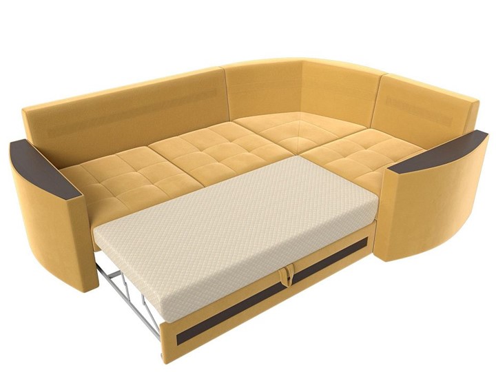 Угловой диван Белла, Желтый (Микровельвет) во Владивостоке - изображение 1