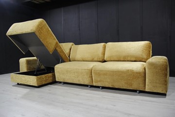 Угловой диван с оттоманкой Бостон 3510х1700 мм в Уссурийске - предосмотр 1