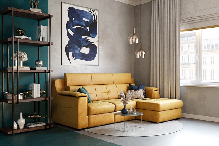 Угловой диван Бруклин с оттоманкой в Артеме - изображение 8