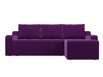Угловой диван для гостиной Элида, Фиолетовый (микровельвет) во Владивостоке - предосмотр 2