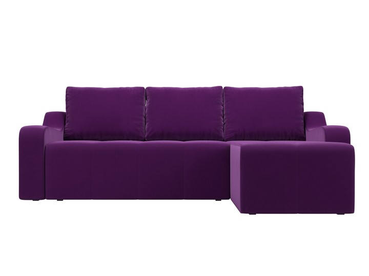 Угловой диван для гостиной Элида, Фиолетовый (микровельвет) во Владивостоке - изображение 2