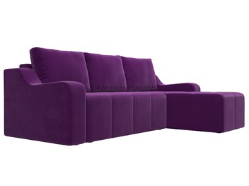 Угловой диван для гостиной Элида, Фиолетовый (микровельвет) во Владивостоке - предосмотр 3