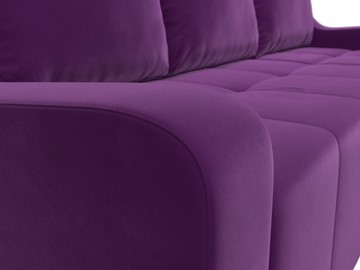Угловой диван для гостиной Элида, Фиолетовый (микровельвет) во Владивостоке - предосмотр 4