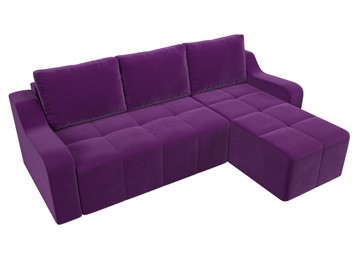 Угловой диван для гостиной Элида, Фиолетовый (микровельвет) во Владивостоке - предосмотр 5