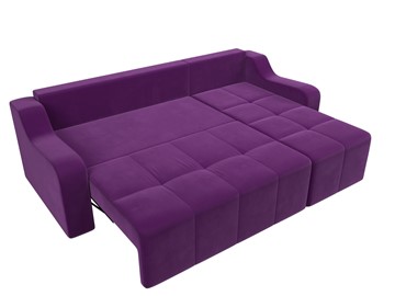 Угловой диван для гостиной Элида, Фиолетовый (микровельвет) во Владивостоке - предосмотр 7