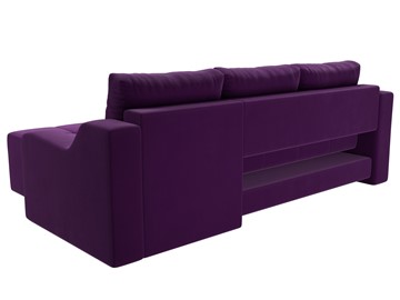 Угловой диван для гостиной Элида, Фиолетовый (микровельвет) во Владивостоке - предосмотр 8