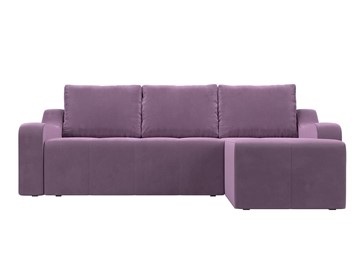 Угловой диван для гостиной Элида, Сиреневый (микровельвет) в Артеме - предосмотр 2