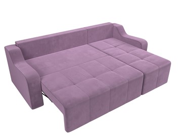 Угловой диван для гостиной Элида, Сиреневый (микровельвет) в Артеме - предосмотр 7