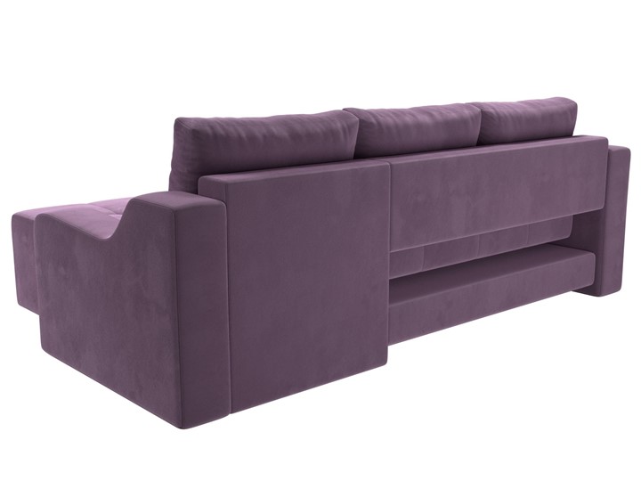 Угловой диван для гостиной Элида, Сиреневый (микровельвет) в Артеме - изображение 8
