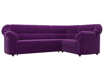 Угловой диван Карнелла, Фиолетовый (микровельвет) во Владивостоке