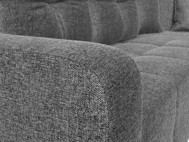 Угловой диван Кембридж, Серый (рогожка) во Владивостоке - изображение 3