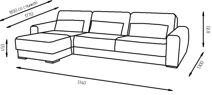 Угловой диван Манхэттен 3340 в Уссурийске - изображение 16