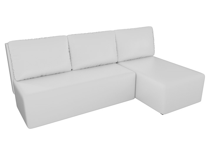 Угловой диван Поло, Белый (экокожа) в Артеме - изображение 3